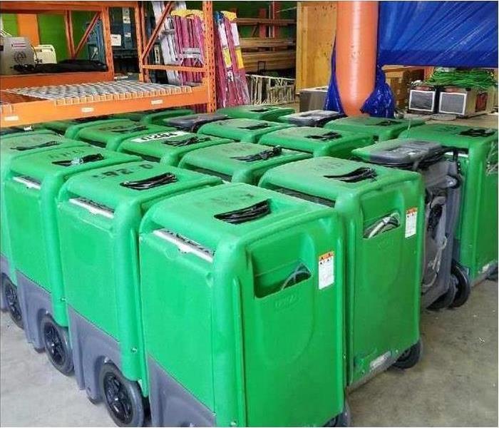 Green SERVPRO equipment